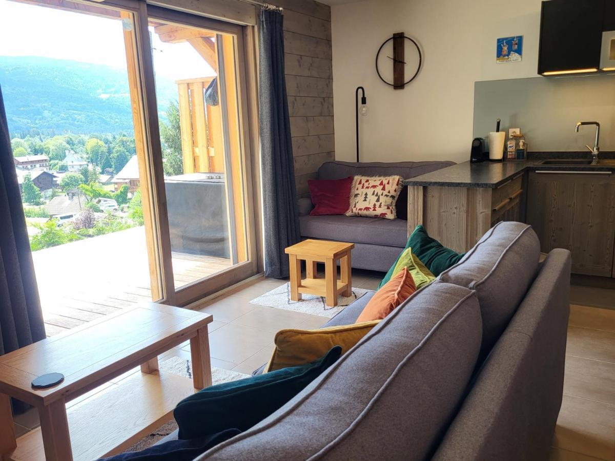 Plein Soleil Modern 3 Bedroom Apartment With Stunning Mountain Views Samoëns Exterior foto